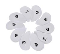 Housses de clubs de golf - Kit de protection brodé de 10 pièces Accessoires de voyage - Équipement de club de golf durable | Cours de joueur de sac de club pour les cours de joueur de sac de club