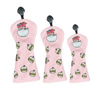 Housses de conducteur de golf - Couvre-club en polyuréthane, long protège-cou | Bouclier en bois hybride durable, élégant enveloppement de club de golf, housse de tête rembourrée douce, accessoires de