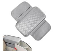 Housses de console centrale de voiture, housse d'accoudoir de voiture, housse de console centrale avec sac de rangement pour 2 personnes Coussin d'accoudoir de voiture en peluche confortable - Coussin