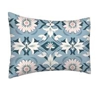 Housses de Coussin 40x65 cm Bleu Taie Oreiller Mandala Coussin Canape Motif Doux Coussin Canape Rectangle Canapé Taie Oreiller Decoratif pour Decoration Chambre Maison Patio, Cadeau Femme L-286