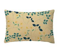 Housses de Coussin 40x65 cm Rose Taie Oreiller Fleur Coussin Canape Motif Lin Coussin Canape Rectangle Canapé Taie Oreiller Decoratif avec Fermeture pour Decoration Chambre Maison Patio,Cadeau L-630
