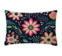 Housses de Coussin 40x80 cm Couleur Taie Oreiller Mandala Coussin Canape Motif Lin Coussin Canape Rectangle Canapé Taie Oreiller Decoratif pour Decoration Chambre Maison Patio, Cadeau Femme L-192