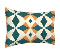 Housses de Coussin 50x80 cm Abstrait Taie Oreiller Fleur Coussin Canape Motif Doux Coussin Canape Rectangle Canapé Taie Oreiller Decoratif pour Decoration Chambre Maison Patio, Cadeau Femme L-638