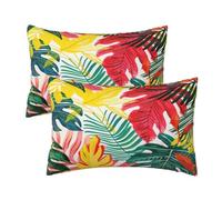 Housses de Coussin 60x90 cm Housse Coussin Vert Lot de 2, Plantes Coussin Canape Rectangulaire Coussin Decoratif Taies D'Oreillers Coussin Canapé Housses Coussin pour Maison Jardin Decoration 24x36 In