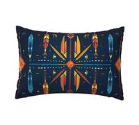 Housses de Coussin Bleu Marine, Lot de 2 Housse Coussin 50x80 cm en Velours Doux, Housse de Coussin Plume Taie D'Oreiller Avec Fermeture Éclair Invisible Canapé Coussins pour Salon Chambre -TER519