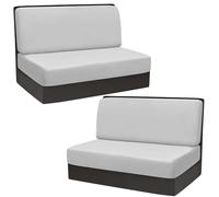 Housses de coussin de dinette de véhicule récréatif housses extensibles pour meubles de camping 2/1 ensemble de protections de canapé de rechange pour camping-car et banc de voiture motif imprimé