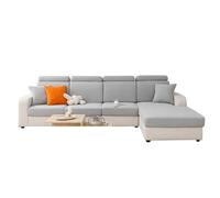 Housses de coussin en forme de L pour canapé sectionnel en tissu élastique pour une décoration d'intérieur confortable