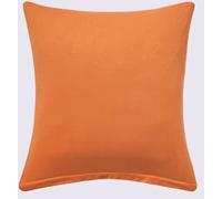 Housses de coussin jersey fin maco à repassage superflu - Estella - couleur terre cuite COULEUR TERRE CUITE 4