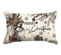 Housses de coussin lombaire fantaisistes de Noël pour répandre de la joie dans votre maison pendant la saison (23)