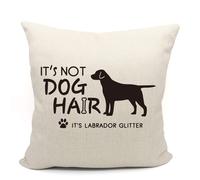 Housses de coussin Mancheng-zi Labrador 18x18 Cadeaux pour labrador noir Cadeaux pour labrador retriever Cadeaux pour labrador Housses de taie d'oreil