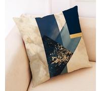 Housses De Coussin Taches Dorées Fermeture Éclair Cachée, Impression Numérique Vive & Résistante Aux Fronces - Déhoussables Décoratifs pour Canapé, Lit, Bureau 40X40 Cm