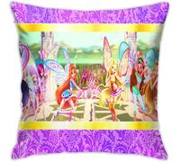 Housses De Coussin The Winx Club, Taies D'oreiller Décoratives Et Créatives Pour Canapé, Décoration D'intérieur Pour Salon, Maison, 18x18 Pouces