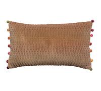 Vivaraise Housses de coussins GASTOUNET in Marron 30x50 cm