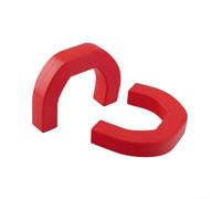 Housses de crochet de remorquage avant rouges compatibles avec Dodge pour RAM 1500 2019-2024 | Pour récepteur d'attelage de remorque ABS | Accessoires extérieurs à installation rapide | 2