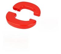 Housses de crochet de remorquage avant rouges pour RAM 1500 2009-2018 et Classic 2019-2026, garniture de protection d'attelage de remorque ABS