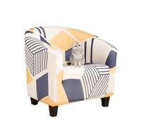 Housses de Fauteuil, canapé, Housses de Chaise de Baignoire, 1 pièce, Extensibles, Amovibles, lavables, élastiques, pour Salle à Manger, Salon, Internet, Bar, réception