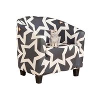 Housses de Fauteuil, canapé, Housses de Chaise de Baignoire, 1 pièce, Extensibles, Amovibles, lavables, élastiques, pour Salle à Manger, Salon, Internet, Bar, réception