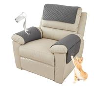 Housses de fauteuil, protège-canapé, housses de bras de canapé, housse de dossier pour canapé inclinable, housses de bras de canapé imperméables, antidérapantes et résistantes à l'abrasion (Gris foncé