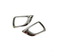 Housses de feux de brouillard de rechange pour Nissan Navara 2014-20 Argent | Comprend des couvercles gauche et droite, compatible OEM, restaure l'apparence du véhicule, empêche l'entrée de débris