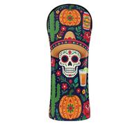 Housses de golf imperméables avec étiquettes numérotées pour conducteur/bois de parcours/hybride Tête de Mort Mexicaine Tequila Sombrero Cinco De Mayo Homme Femme