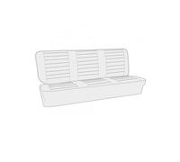 Housses de grande banquette arrière TMI vinyle gaufré pour Combi 74 ->79