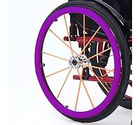 Housses de jante antidérapantes et résistantes à l'usure pour fauteuil roulant, 61 cm, design durable pour une meilleure prise en main et un confort améliorés
