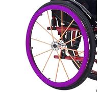 Housses de jante pour fauteuil roulant - Poignées en silicone pour une traction antidérapante et une meilleure prise en main - Accessoires essentiels pour roue arrière pour un confort amélioré