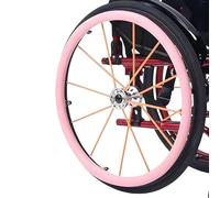 Housses de jante pour fauteuil roulant - Poignées en silicone pour une traction antidérapante et une meilleure prise en main - Accessoires essentiels pour roue arrière pour un confort amélioré