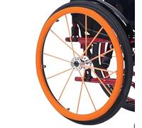 Housses de jante pour fauteuil roulant - Poignées en silicone pour une traction antidérapante et une meilleure prise en main - Accessoires essentiels pour roue arrière pour un confort amélioré