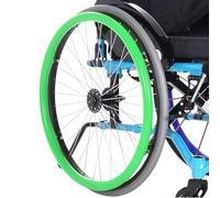 Housses de jante pour fauteuil roulant - Poignées en silicone pour une traction antidérapante et une meilleure prise en main - Accessoires essentiels pour roue arrière pour un confort amélioré