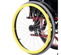 Housses de jante pour fauteuil roulant - Poignées en silicone pour une traction antidérapante et une meilleure prise en main - Accessoires essentiels pour roue arrière pour un confort amélioré