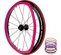 Housses de jante poussoir for fauteuil roulant, housses de main courante for fauteuil roulant, housses de protection for anneau de poussée, 1 paire de roues arrière antidérapantes et résistantes à l'u