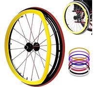 Housses de jante poussoir for fauteuil roulant, housses de main courante for fauteuil roulant, housses de protection for anneau de poussée, 1 paire de roues arrière antidérapantes et résistantes à l'u