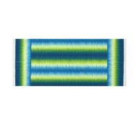 Housses de lave-linge et de sèche-linge avec sac latéral réutilisable pour machine à laver, tapis anti-poussière dégradé Ikats bleu vert pour buanderie cuisine 130 x 55,9 cm