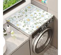 Housses De Laveuse Et De SéCheuse Pour Le Dessus Tournesol Motif Tapis Pour Dessus De Machine à Laver Silicone Protection Mat Pour Buanderie Cuisine Maison Salles De Bains (Color 1,60 x60 cm)