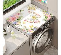 Housses De Laveuse Et De SéCheuse Pour Le Dessus Tournesol Motif Tapis Pour Dessus De Machine à Laver Silicone Protection Mat Pour Buanderie Cuisine Maison Salles De Bains (Color 6,60 x60 cm)