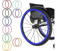 Housses De Main Courante De Fauteuil Roulant, Housses De Protection For Anneau De Poussé Accessoires Pour Fauteuil Roulant, Housse En Silicone Pour Améliorer L'adhérence(1,24 inches)