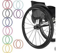 Housses De Main Courante De Fauteuil Roulant, Housses De Protection For Anneau De Poussé Accessoires Pour Fauteuil Roulant, Housse En Silicone Pour Améliorer L'adhérence(7,22 inches)