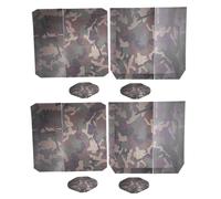 Housses de manette PS4 camouflage respirantes, autocollants adhésifs amovibles, contrôle fluide, surface durable, protection longue durée,