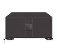 Housses de Meubles 190x125x80cm,Avec Ligne élastique Bâche de Protection pour Meubles Jardin Résistance au Déchirement Housse de Protection Imperméable 420D Oxford pour Mobilier de Jardin,Noir