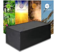 Housses de meubles de jardin robustes en tissu Oxford 420D, imperméables et résistantes aux UV, 400 x 120 x 70 cm, housses de table et de chaises d'extérieur, protection durable pour toutes les