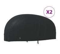 Housses de Motocyclette Couvertures Protection 2 pcs Tissu Oxford 210D vidaXL