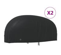 Housses de Motocyclette Couvertures Protection 2 pcs Tissu Oxford 210D vidaXL