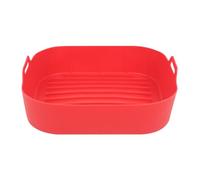 Housses de panier de friteuse à air - Feuille de silicone avec échappement 3D, tapis de rechange pour four à micro-ondes, pour pizza, gâteaux de légumes, frites, collations, coucin