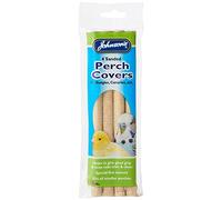 Housses de perchoir Johnsons Veterinary Products M080 pour perruches et canaris, 4 perchoirs transparents poncés