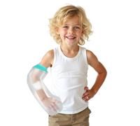 Housses de plâtre imperméables pour bras de douche pour enfants, manchon en plastique résistant à l'eau pour couvrir les bras après une chirurgie/plaie/fracture/bandage/main cassée/doigts, sac de