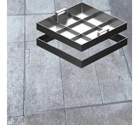 Housses de pluie personnalisées avec poignée cachée, grille universelle pour allées, écoles et jardins, housses d'égout invisibles - Améliore la sécurité et l'esthétique