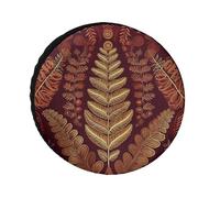 Housses de pneu à motif marron doré, imperméables, anti-UV, 76,2 cm, pour camping-car, camion, VUS, remorque, universelle, pour toutes les saisons