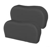 Housses de pneu robustes pour double essieu pour camions et camping-cars, conçues pour une protection prolongée du stationnement contre les dommages du soleil et la rouille (420 noir, 32 cm)