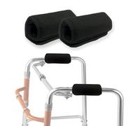 FMJI Housse de protection rembourrée universelle pour déambulateur médical en mousse Anti-humidité Anti-bactérien Confort Lavable Noir